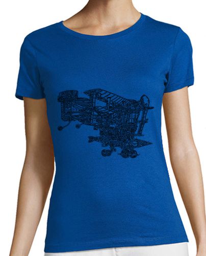 Camiseta mujer Homenaje Aeroplano de Adiswebs - latostadora.com - Modalova