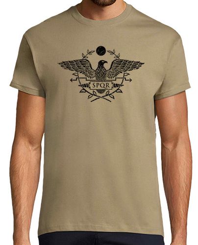 Camiseta Roman Eagle Emblem - Dark Vintage - latostadora.com - Modalova