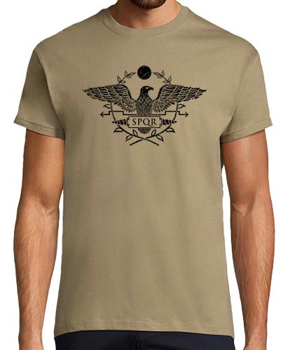 Camiseta Roman Eagle Emblem - Dark Vintage laTostadora - latostadora.com - Modalova