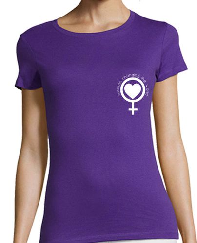 Camiseta mujer Women changing the world logo blanco - latostadora.com - Modalova