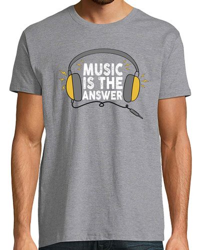 Camiseta Music Is The Answer La Musica es la respuesta - latostadora.com - Modalova