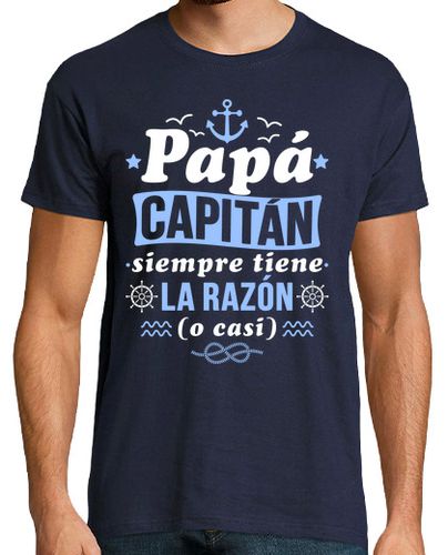 Camiseta Papá Capitán - latostadora.com - Modalova