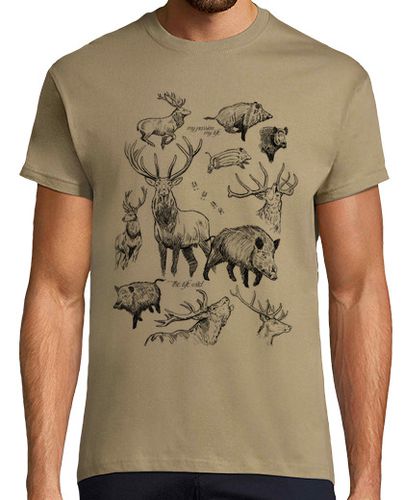 Camiseta ciervo y jabali - latostadora.com - Modalova