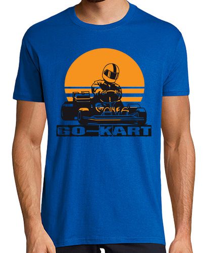 Camiseta Hombre, manga corta, azul royal, calidad extra, kart laTostadora - latostadora.com - Modalova