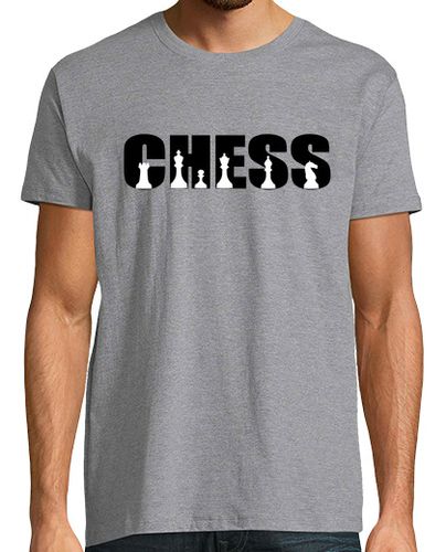 Camiseta Hombre, manga corta, gris vigoré, calidad extra, chess laTostadora - latostadora.com - Modalova