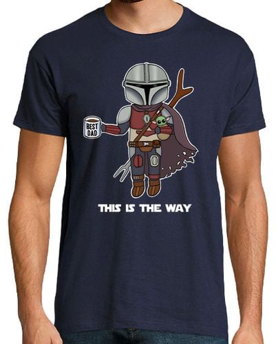 Camiseta Mandalorian Baby Yoda Día del padre laTostadora - latostadora.com - Modalova