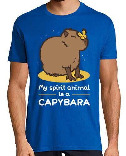 Camiseta Hombre Manga Corta My spirit animal is a capybara laTostadora - latostadora.com - Modalova