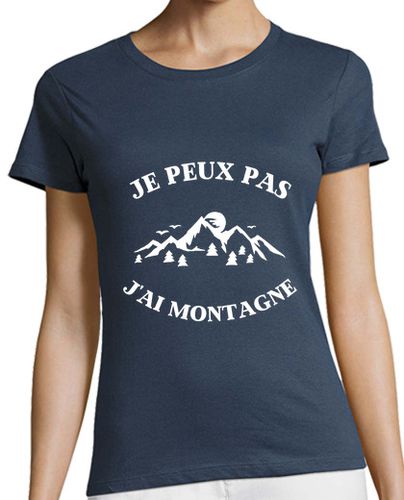 Camiseta mujer no puedo tener humor de montaña senderismo laTostadora - latostadora.com - Modalova