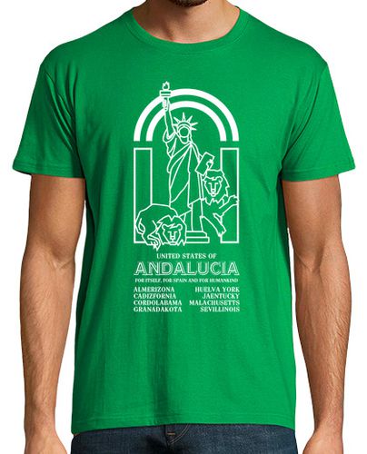 Camiseta United States of Andalucia - latostadora.com - Modalova