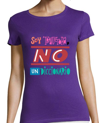 Camiseta mujer Traductora Diccionario - latostadora.com - Modalova