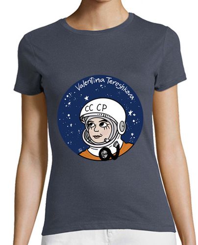 Camiseta mujer Valentina Tereshkova - latostadora.com - Modalova