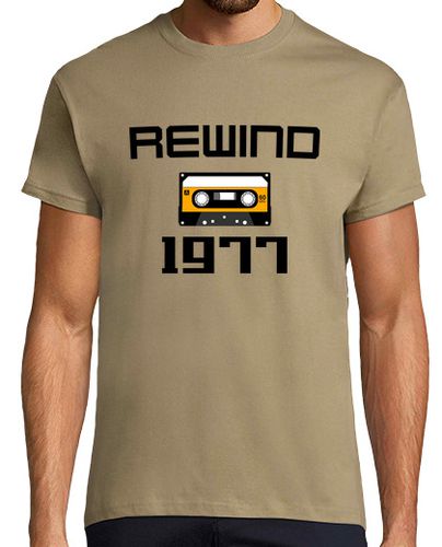 Camiseta rebobinar 1977 - latostadora.com - Modalova