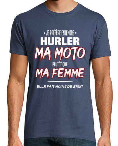 Camiseta Hombre Manga Corta humor de regalo de motocicleta laTostadora - latostadora.com - Modalova