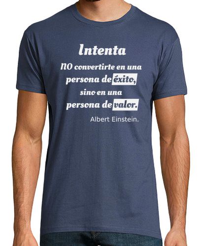 Camiseta Persona de valor Albert Einstein - latostadora.com - Modalova