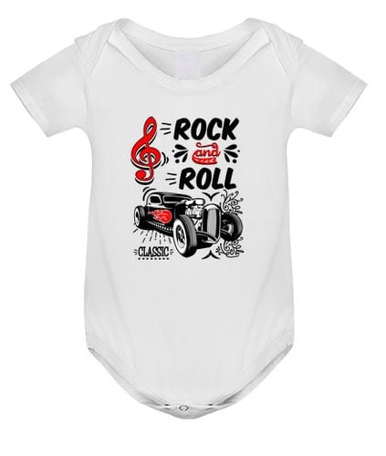 Body Bebé Rockabilly Hotrod Retro Coche Cars 70s laTostadora - latostadora.com - Modalova