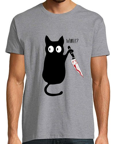 Camiseta Gato con cuchillo - latostadora.com - Modalova