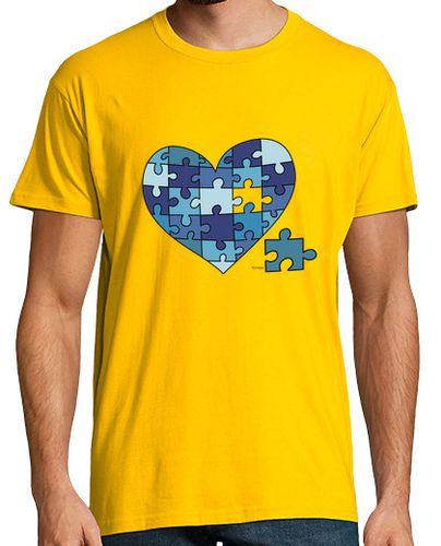 Camiseta Hombre Manga Corta Corazón puzzle tea laTostadora - latostadora.com - Modalova