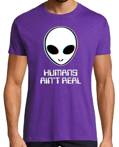 Camiseta Humans aint real - latostadora.com - Modalova