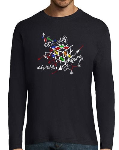 Camiseta Hombre Manga Larga rubik esquema laTostadora - latostadora.com - Modalova