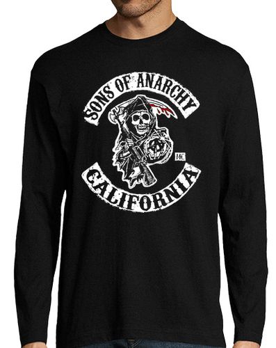 Camiseta Hombre Manga Larga Sons Of Anarchy M.C. laTostadora - latostadora.com - Modalova