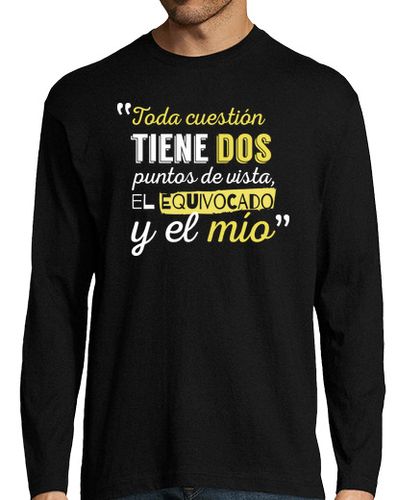 Camiseta Hombre Manga Larga Puntos De Vista laTostadora - latostadora.com - Modalova