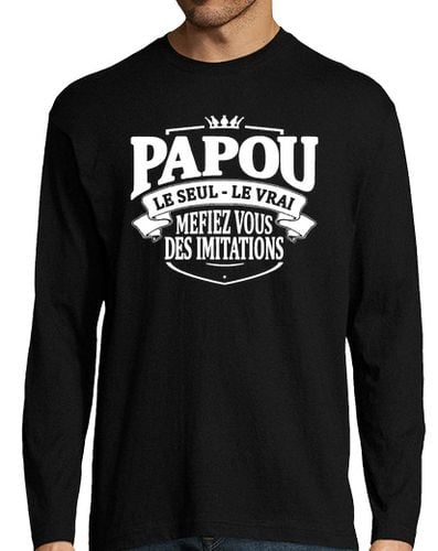 Camiseta Hombre Manga Larga papou el unico verdadero laTostadora - latostadora.com - Modalova