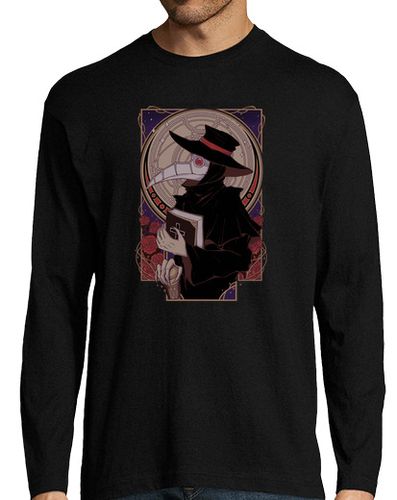 Camiseta Hombre Manga Larga doctor de la peste oscura laTostadora - latostadora.com - Modalova