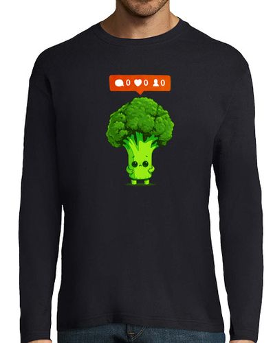 Camiseta Hombre Manga Larga Nobody loves me - Broccoli laTostadora - latostadora.com - Modalova