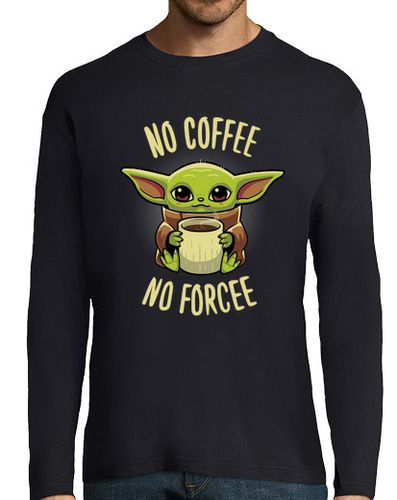 Camiseta Hombre Manga Larga No coffee no forcee laTostadora - latostadora.com - Modalova