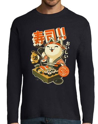 Camiseta Hombre Manga Larga Sushi chef laTostadora - latostadora.com - Modalova