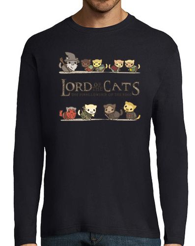 Camiseta Hombre Manga Larga Lord Of the Cats laTostadora - latostadora.com - Modalova