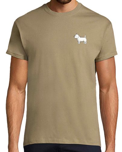 Camiseta Westie minimalista, camiseta - latostadora.com - Modalova