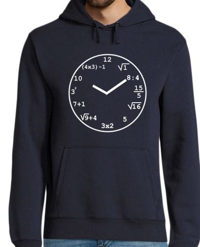 Sudadera Con Capucha Para Hombre Reloj matemático laTostadora - latostadora.com - Modalova