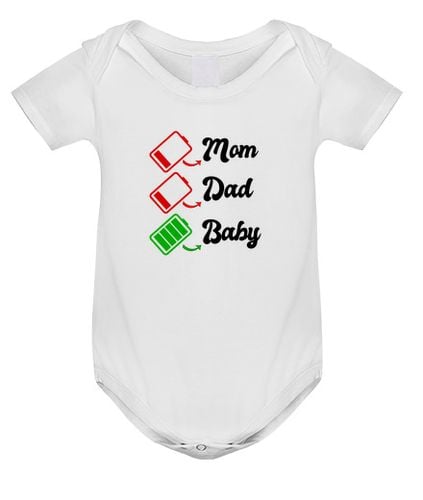 Body Bebé mamá papá y bebé batería regalo diverti laTostadora - latostadora.com - Modalova