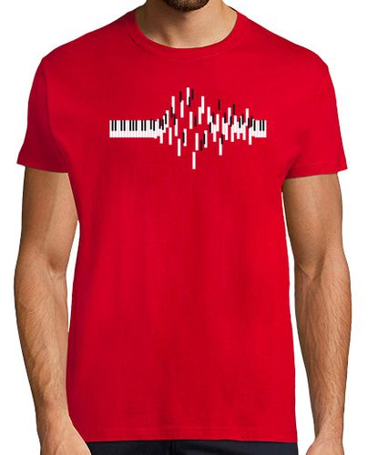 Camiseta Flying Piano Keys. Hombre - latostadora.com - Modalova