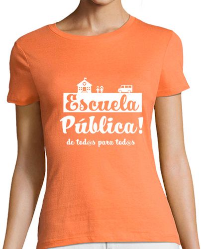 Camiseta mujer Camiseta Marea Verde por la Educación - latostadora.com - Modalova