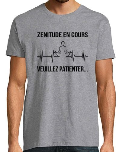 Camiseta Hombre Manga Corta zenitude en progreso - mensaje de humor laTostadora - latostadora.com - Modalova