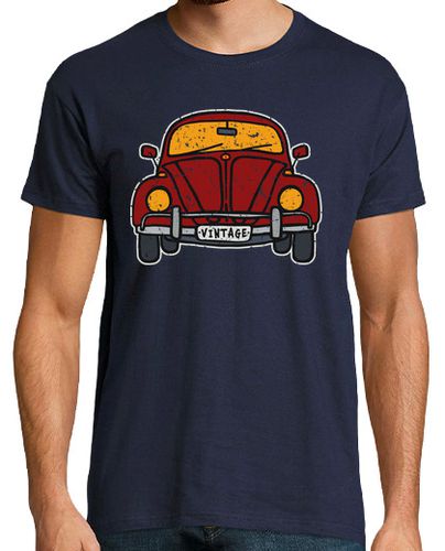 Camiseta Vintage Retro Red Car laTostadora - latostadora.com - Modalova