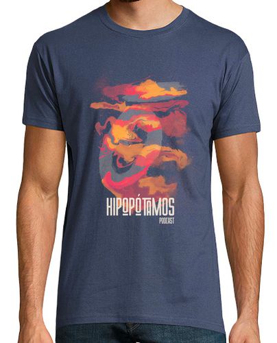 Camiseta Camiseta Hipopótamos Art Hombre - Colores oscuros laTostadora - latostadora.com - Modalova