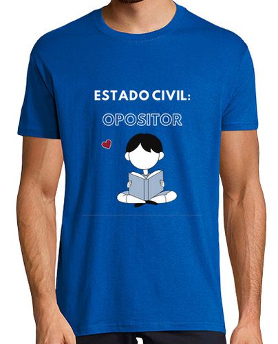 Camiseta Hombre Manga Corta Estado civil opositor laTostadora - latostadora.com - Modalova