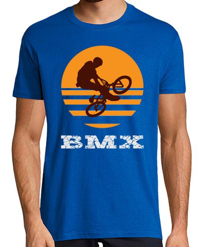Camiseta Hombre, manga corta, azul royal, calidad extra, bmx - latostadora.com - Modalova