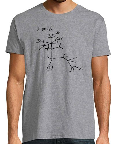 Camiseta Hombre Manga Corta Darwin Árbol de la vida laTostadora - latostadora.com - Modalova