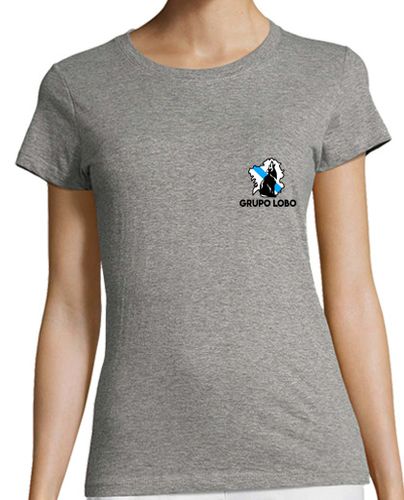Camiseta mujer Grupo Lobo, impresión trasera - latostadora.com - Modalova