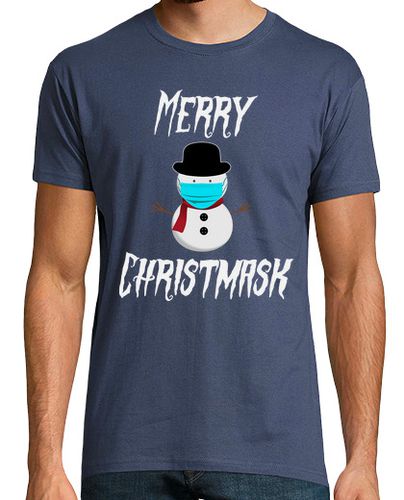 Camiseta Hombre Manga Corta feliz navidadk - muñeco de nieve laTostadora - latostadora.com - Modalova