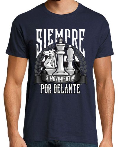 Camiseta Ajedrez Siempre 3 Movimientos Jaque Mate Deporte Chess laTostadora - latostadora.com - Modalova