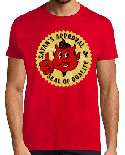 Camiseta Sello de calidad del diablo - latostadora.com - Modalova