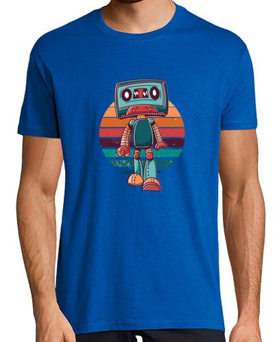 Camiseta música de cassette robot vintage laTostadora - latostadora.com - Modalova