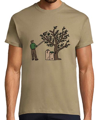 Camiseta Hombre Manga Corta Recogida aceitunas laTostadora - latostadora.com - Modalova