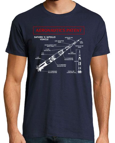 Camiseta Patente aeronautica Mod.03 - latostadora.com - Modalova