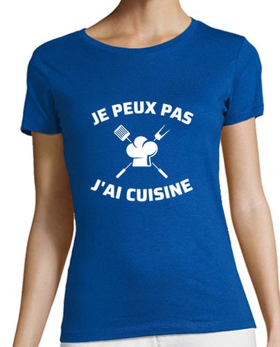 Camiseta mujer no puedo cocinar humor cocinar - latostadora.com - Modalova